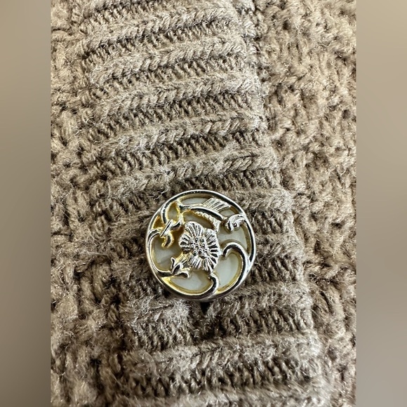 Vintage Sweater Cottagecore Oversized Jumper Heavyweight XXL Embroidered Floral - Picture 2 of 8